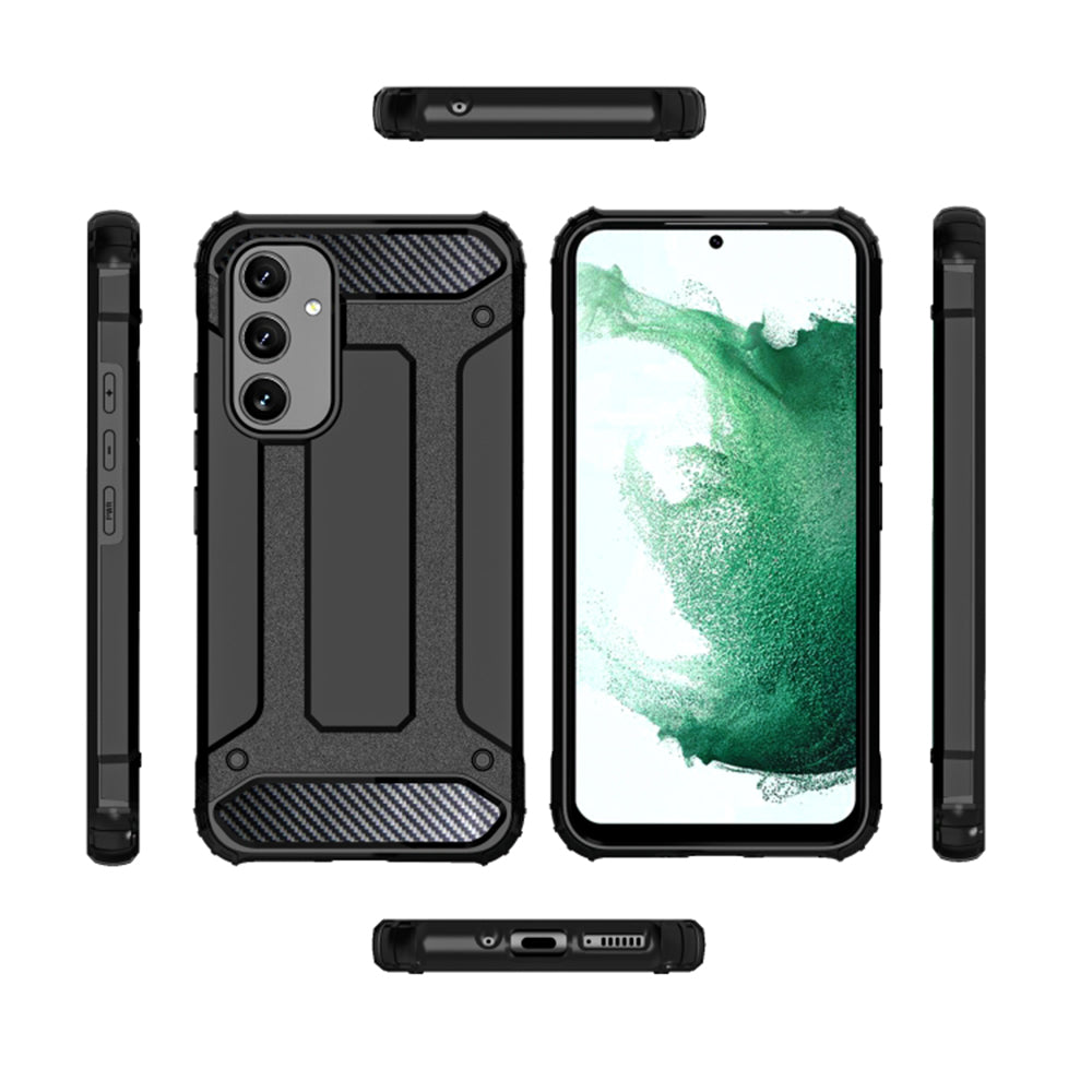 Futrola za Samsung Galaxy A54 A546, Techsuit, Hybrid Armor, Crna