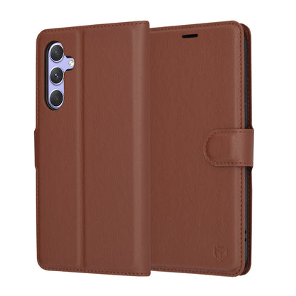 Futrola za Samsung Galaxy A54 A546, Techsuit, Leather Folio, Braon