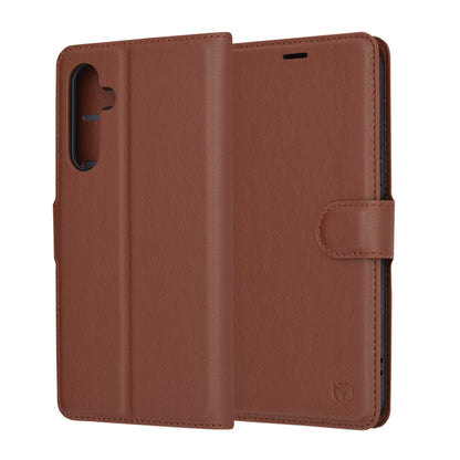 Futrola za Samsung Galaxy A54 A546, Techsuit, Leather Folio, Braon