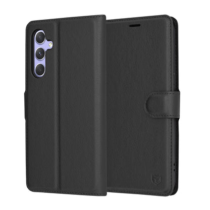 Futrola za Samsung Galaxy A54 A546, Techsuit, Leather Folio, Crna