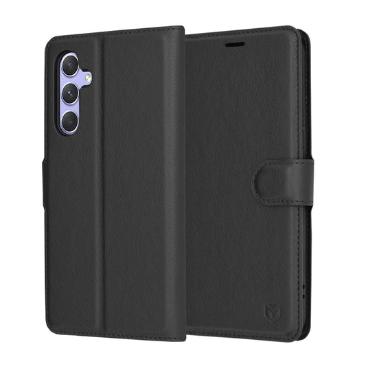 Futrola za Samsung Galaxy A54 A546, Techsuit, Leather Folio, Crna