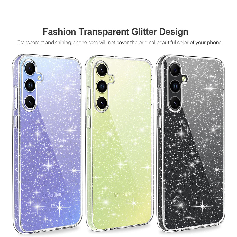 Futrola za Samsung Galaxy A54 A546, Techsuit, SparkleSkin, Providna