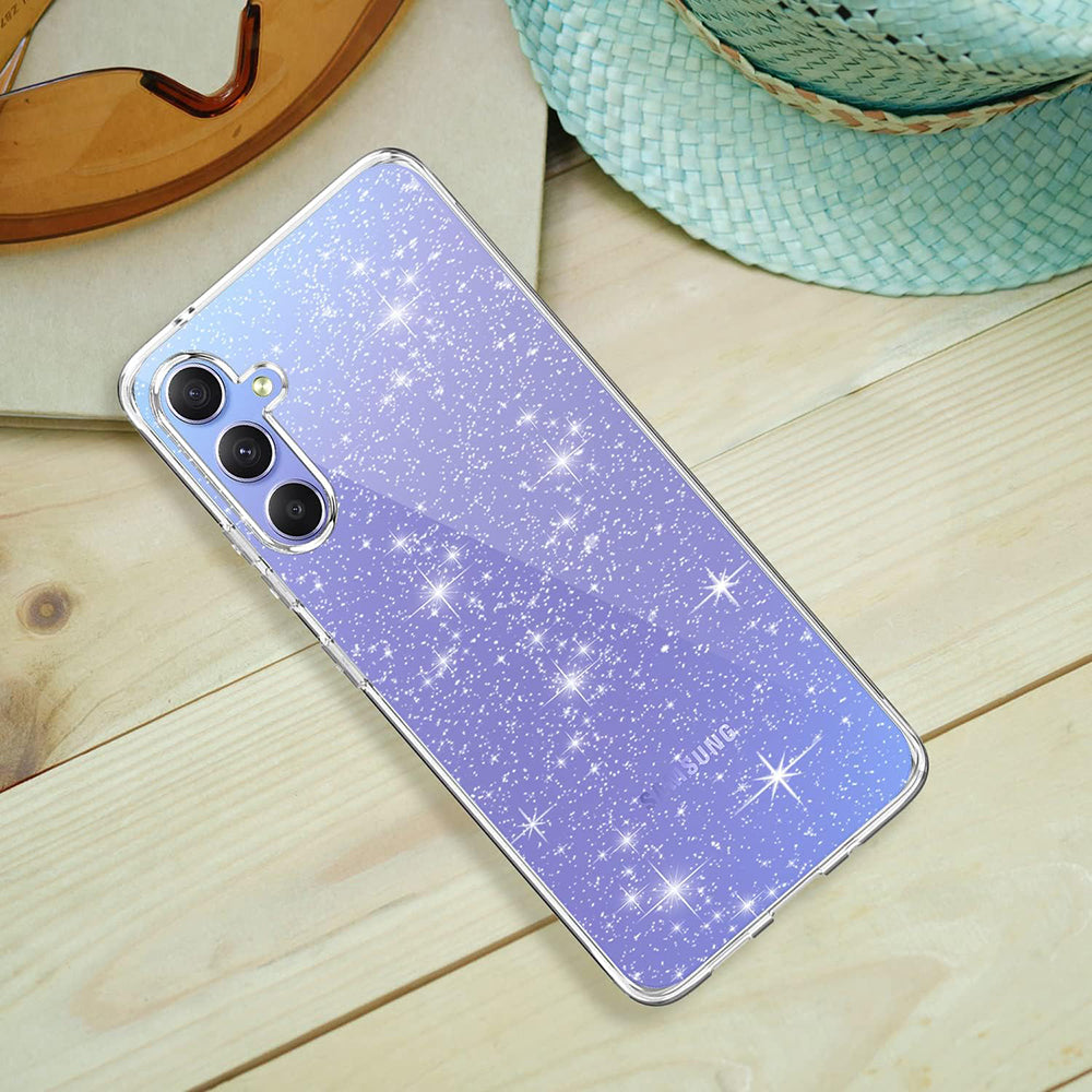 Futrola za Samsung Galaxy A54 A546, Techsuit, SparkleSkin, Providna