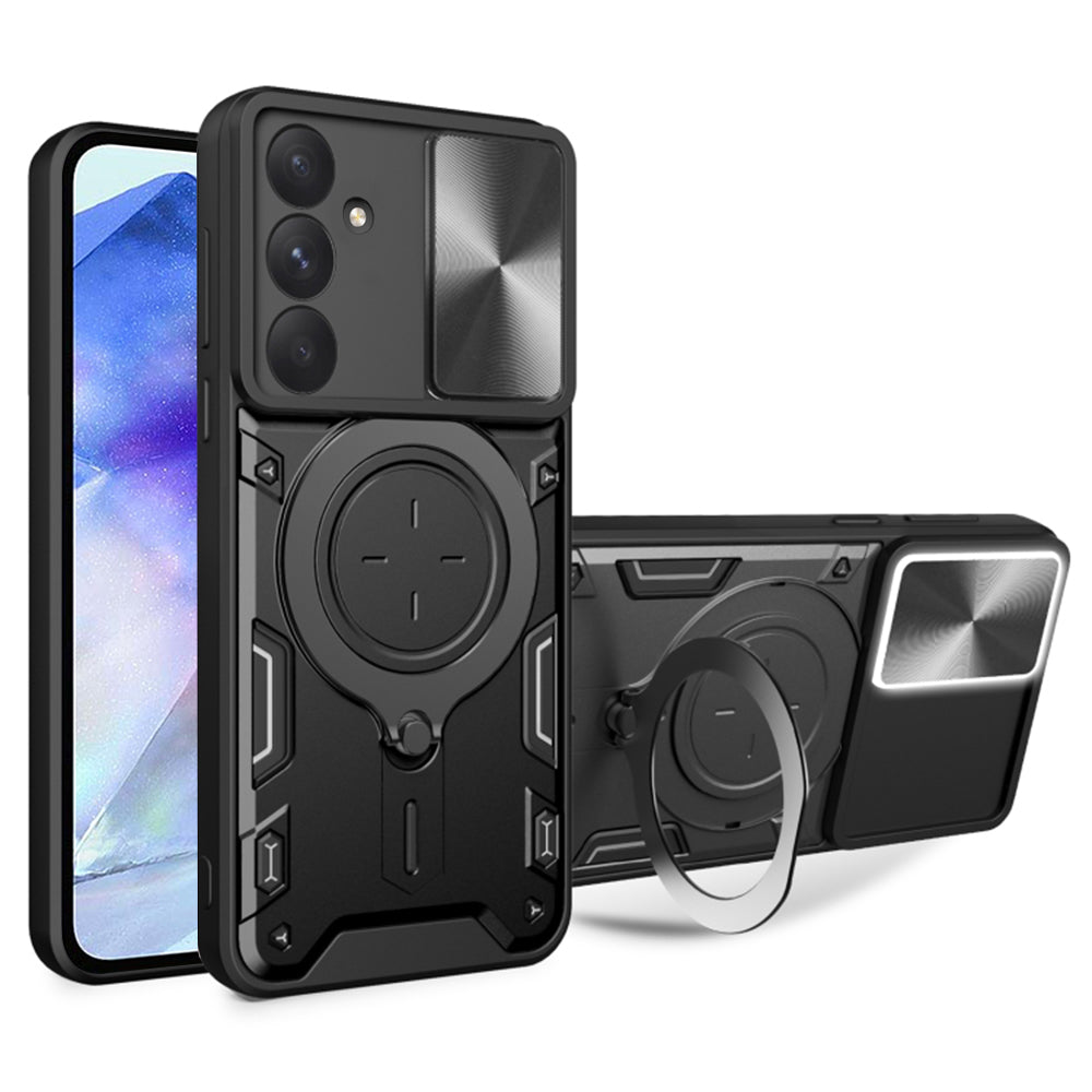 Futrola za Samsung Galaxy A55 5G A556, Techsuit, CamGuard Pro, Crna