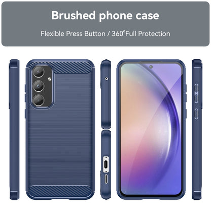 Futrola za Samsung Galaxy A55 5G A556, Techsuit, Karbon, Plava