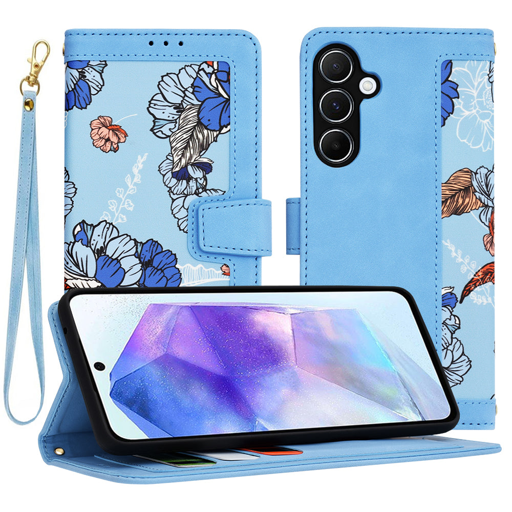 Futrola za Samsung Galaxy A55 5G A556, Techsuit, FlipCraft, Plava