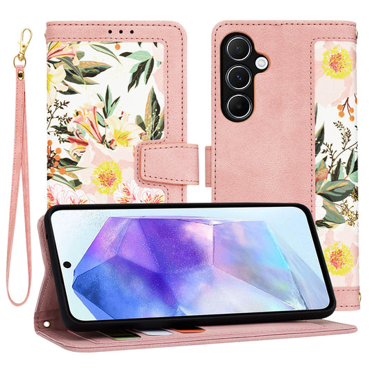 Futrola za Samsung Galaxy A55 5G A556, Techsuit, FlipCraft, Roze