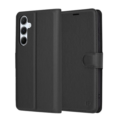 Futrola za Samsung Galaxy A55 5G A556, Techsuit, Leather Folio, Crna