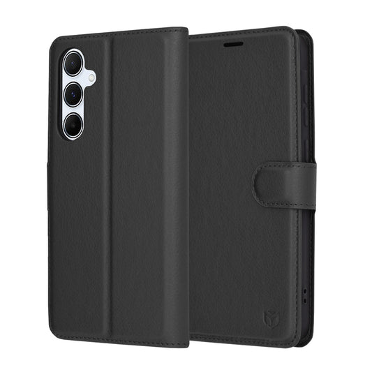 Futrola za Samsung Galaxy A55 5G A556, Techsuit, Leather Folio, Crna
