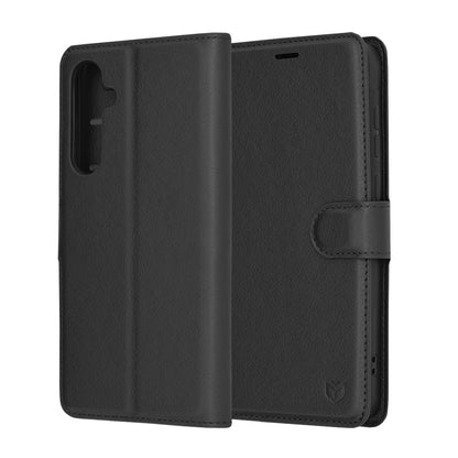 Futrola za Samsung Galaxy A55 5G A556, Techsuit, Leather Folio, Crna