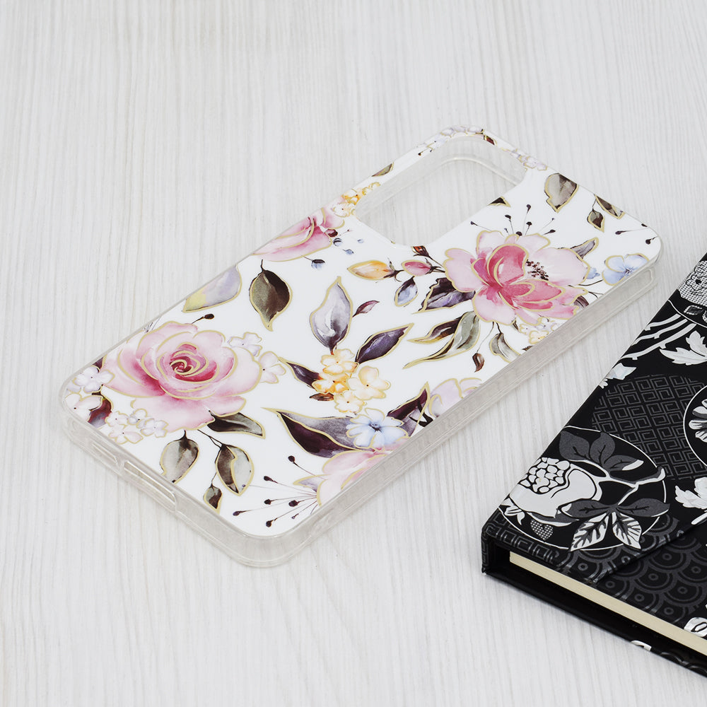 Futrola za Samsung Galaxy A55 5G A556, Techsuit, Marble, Bela