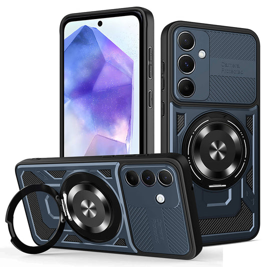 Futrola za Samsung Galaxy A55 5G A556, Techsuit, RuggedCam, Plava
