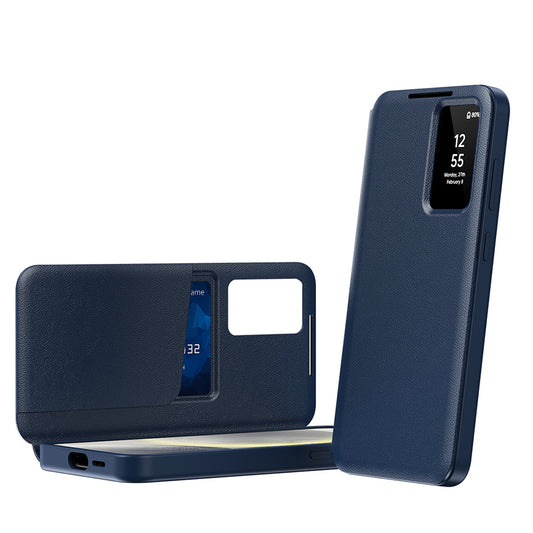 Futrola za Samsung Galaxy A55 5G A556, Techsuit, SmartView, Plava
