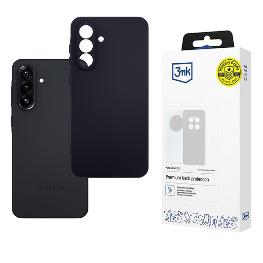 Futrola za Samsung Galaxy A56 A566, 3MK, Crna Mat