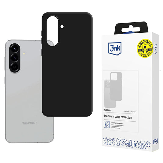 Futrola za Samsung Galaxy A56 A566 / A36 A366, 3MK, Crna Mat