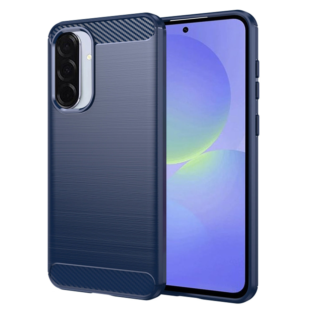 Futrola za Samsung Galaxy A56 A566 / A36 A366, Techsuit, Karbon, Plava