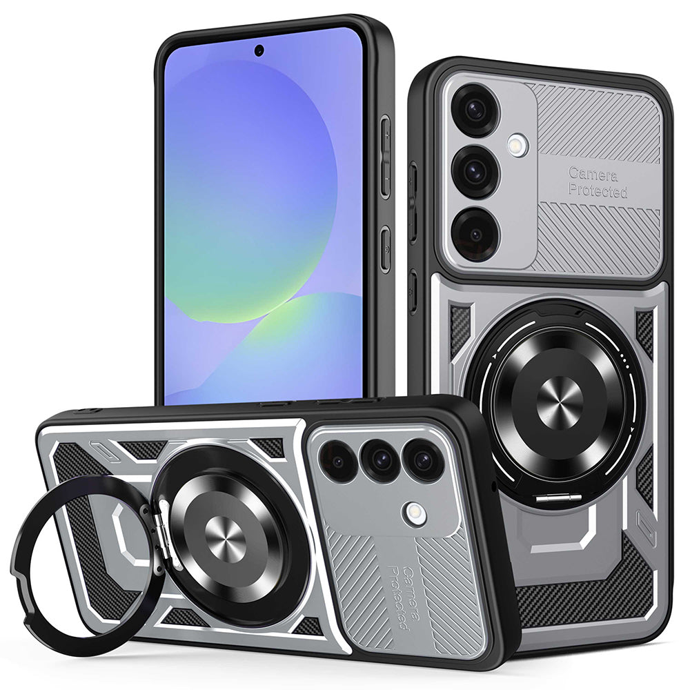 Futrola za Samsung Galaxy A56 A566 / A36 A366, Techsuit, RuggedCam, Siva