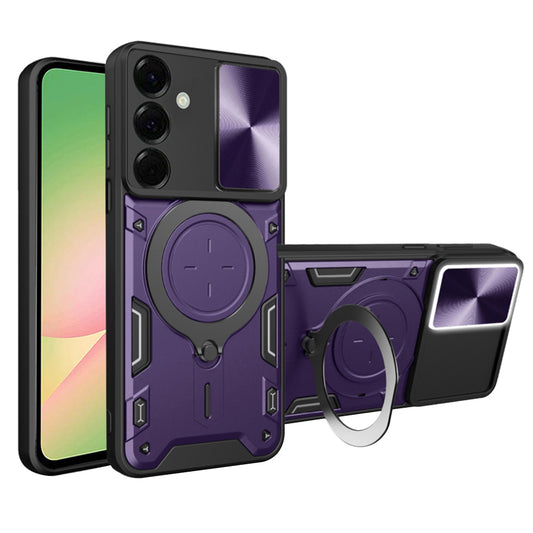 Futrola za Samsung Galaxy A56 A566, Techsuit, CamGuard Pro, Ljubičasta