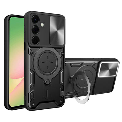 Futrola za Samsung Galaxy A56 A566, Techsuit, CamGuard Pro, Crna