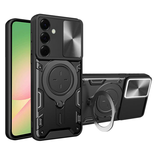 Futrola za Samsung Galaxy A56 A566, Techsuit, CamGuard Pro, Crna