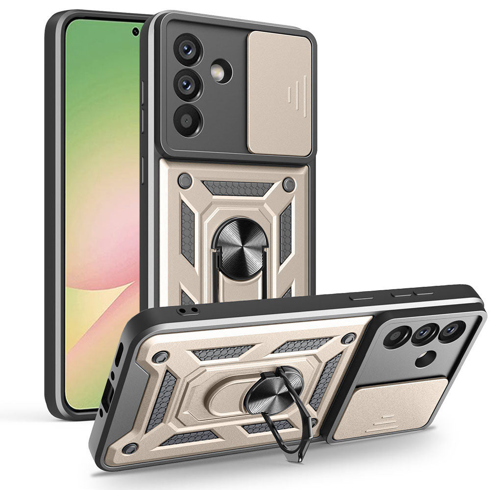 Futrola za Samsung Galaxy A56 A566, Techsuit, CamShield, Zlatna