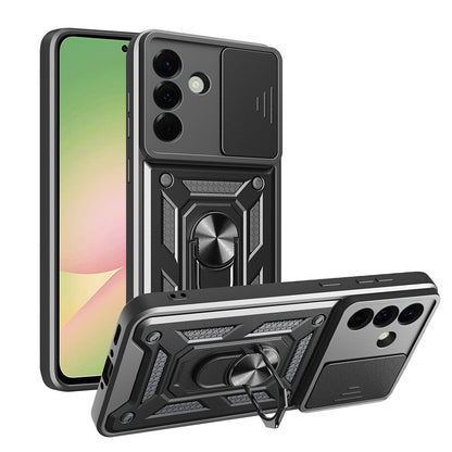 Futrola za Samsung Galaxy A56 A566, Techsuit, CamShield, Crna