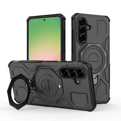 Futrola za Samsung Galaxy A56 A566, Techsuit, Carbon Shield Pro, Crna
