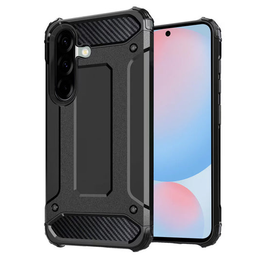 Futrola za Samsung Galaxy A56 A566, Techsuit, Hybrid Armor, Crna