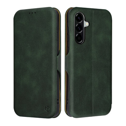 Futrola za Samsung Galaxy A56 A566, Techsuit, Safe Wallet Plus, Zelena
