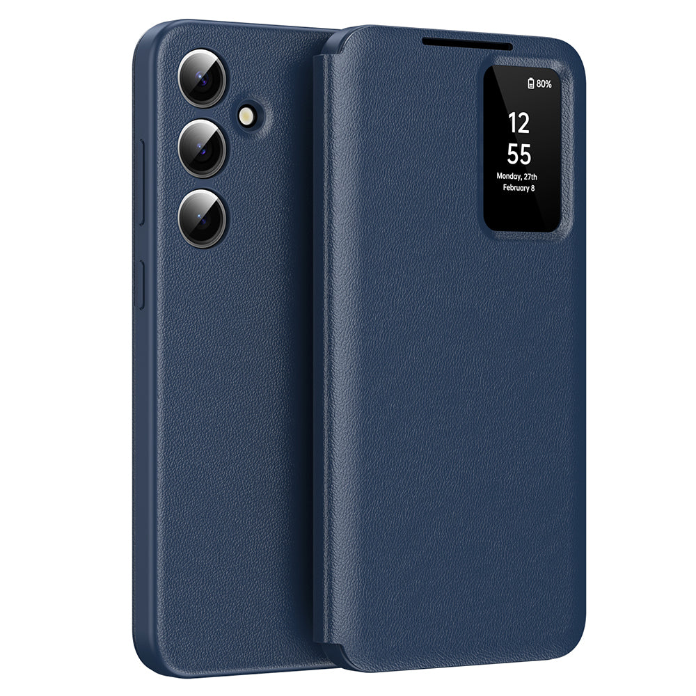 Futrola za Samsung Galaxy A56 A566, Techsuit, SmartView, Plava
