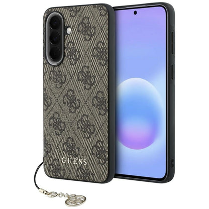 Futrola za Samsung Galaxy A57 5G, Guess, 4G Classic Logo Charm, Braon
