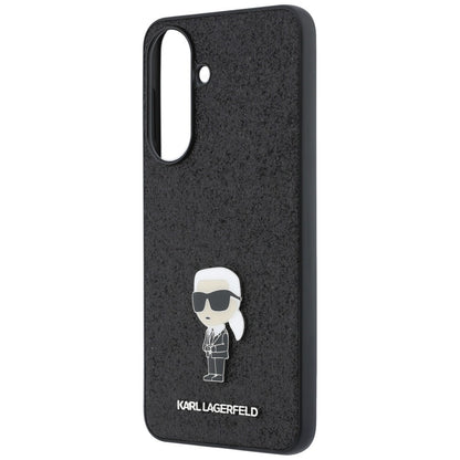 Futrola za Samsung Galaxy A57 5G, Karl Lagerfeld, Glitter Fixed Ikonik Karl, Crna
