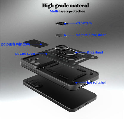 Futrola za Samsung Galaxy A57 5G, Techsuit, CamShield, Zelena