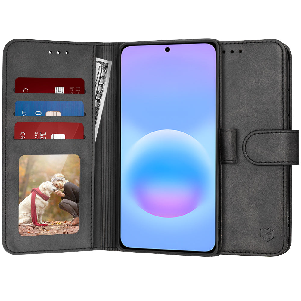 Futrola za Samsung Galaxy A57 5G, Techsuit, Diary Book, Crna