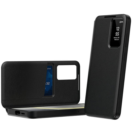 Futrola za Samsung Galaxy A57 5G, Techsuit, SmartView, Crna