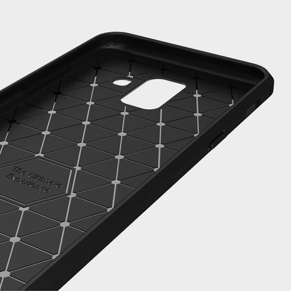 Futrola za Samsung Galaxy A6 (2018) A600, Techsuit, Karbon, Crna