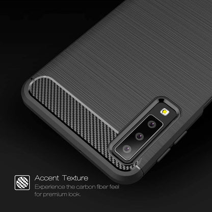 Futrola za Samsung Galaxy A7 (2018) A750, Techsuit, Karbon, Crna