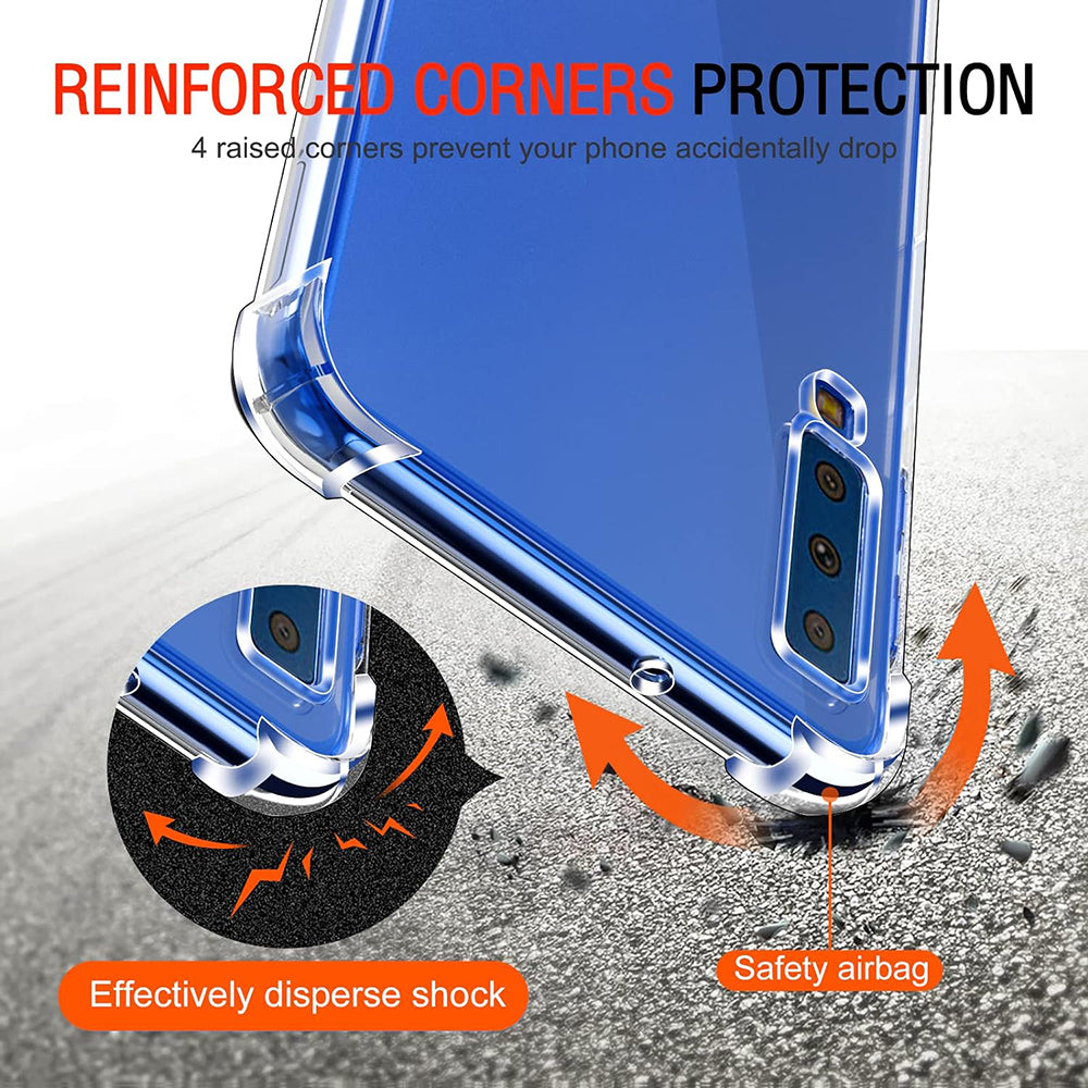 Futrola za Samsung Galaxy A7 (2018) A750, Techsuit, Shockproof Clear, Providna
