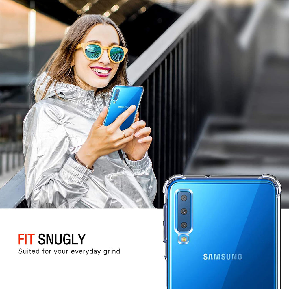 Futrola za Samsung Galaxy A7 (2018) A750, Techsuit, Shockproof Clear, Providna