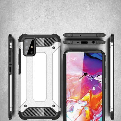 Futrola za Samsung Galaxy A71 A715, Techsuit, Hybrid Armor, Crna
