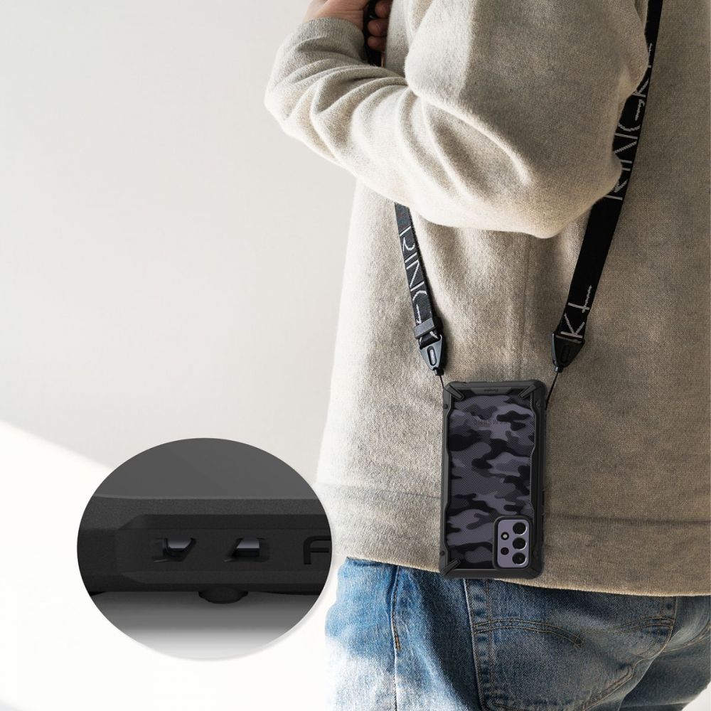 Futrola za Samsung Galaxy A72 A725 / A72 5G A726, Ringke, Fusion X Design, Kamuflaža