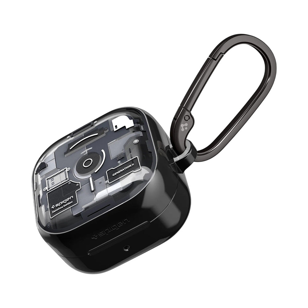 Futrola za Samsung Galaxy Buds4 / Buds4 Pro, Spigen, Ultra Hybrid, Crna ACS11201