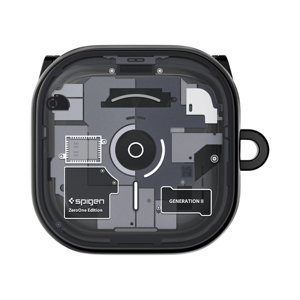 Futrola za Samsung Galaxy Buds4 / Buds4 Pro, Spigen, Ultra Hybrid, Crna ACS11201