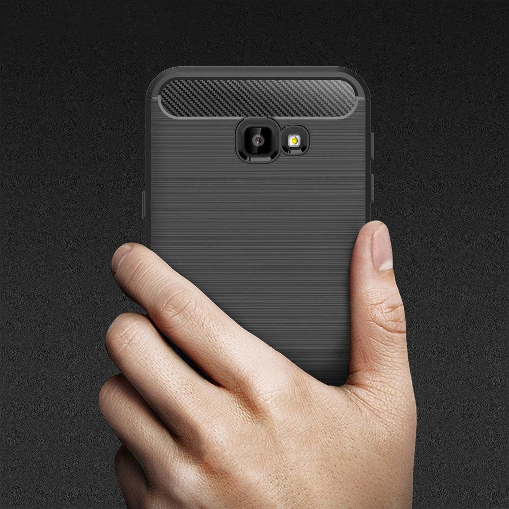 Futrola za Samsung Galaxy J4 Plus (2018) J415, Techsuit, Karbon, Crna