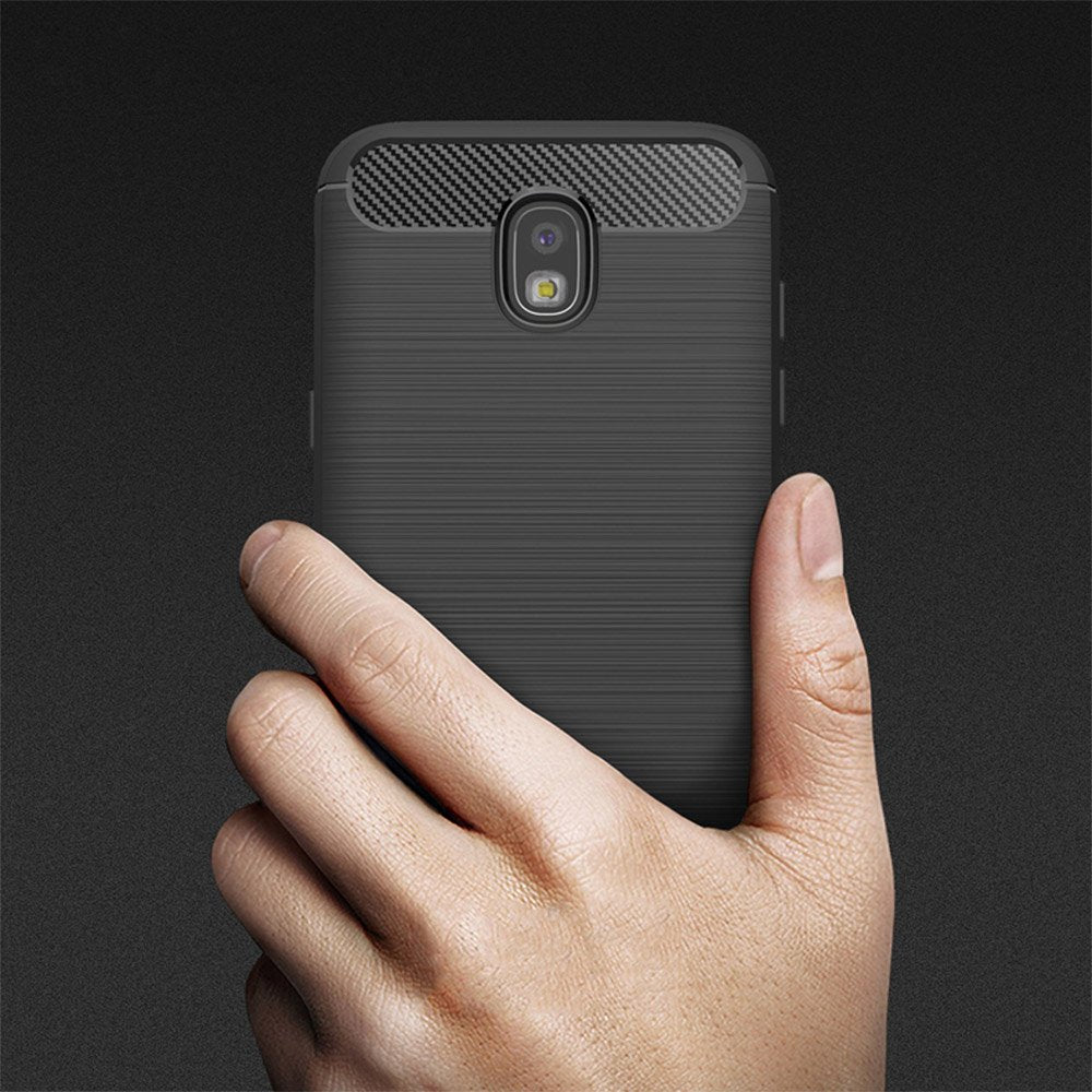 Futrola za Samsung Galaxy J5 (2017) J530, Techsuit, Karbon, Crna