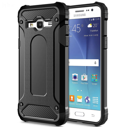 Futrola za Samsung Galaxy J5 J500, Techsuit, Hybrid Armor, Crna