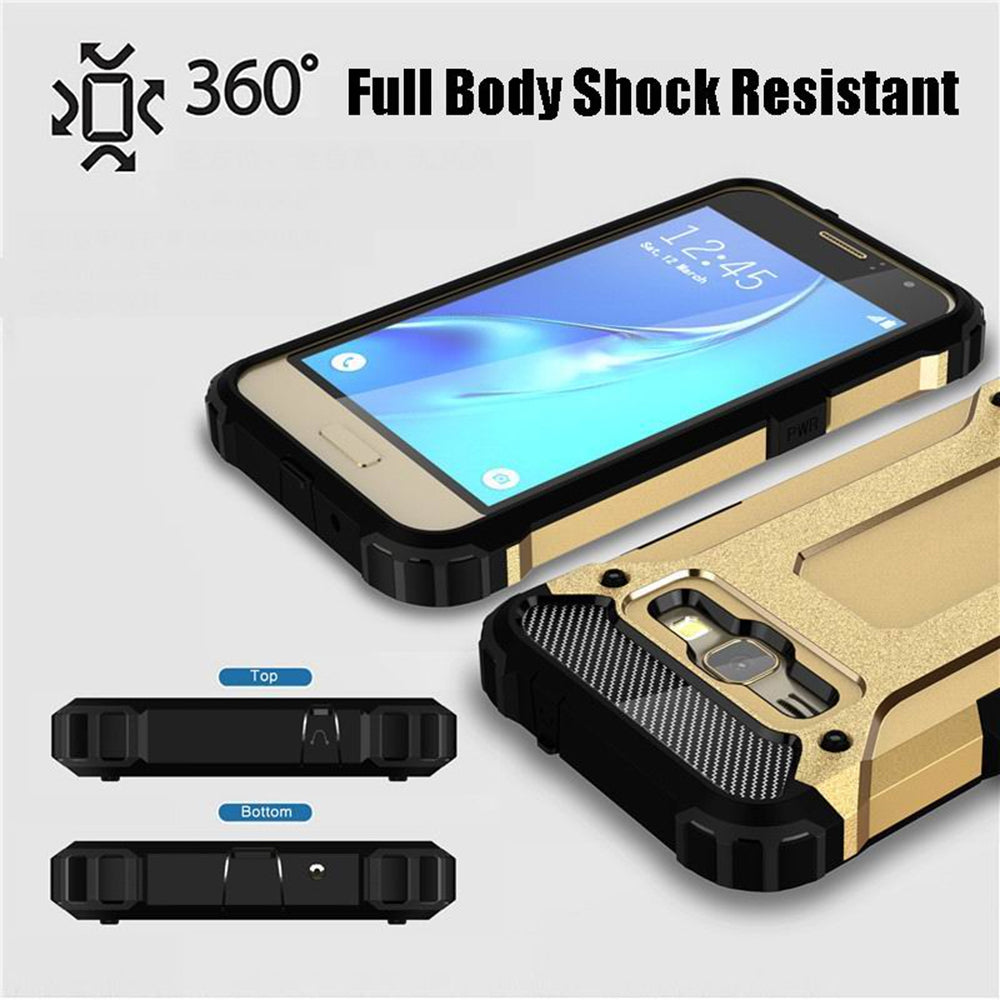 Futrola za Samsung Galaxy J5 J500, Techsuit, Hybrid Armor, Crna