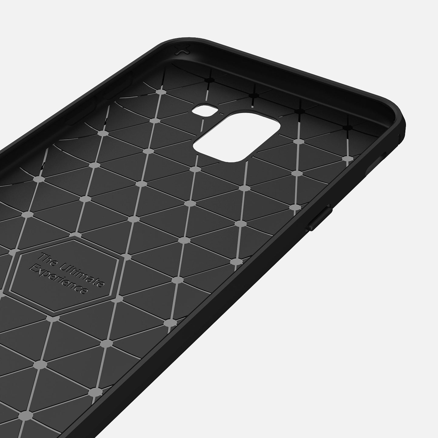 Futrola za Samsung Galaxy J6 J600, Techsuit, Karbon, Crna