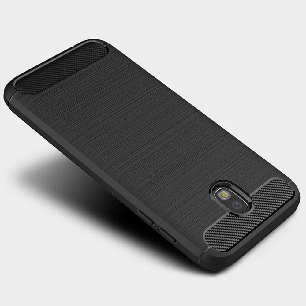 Futrola za Samsung Galaxy J7 (2017) J730, Techsuit, Karbon, Crna