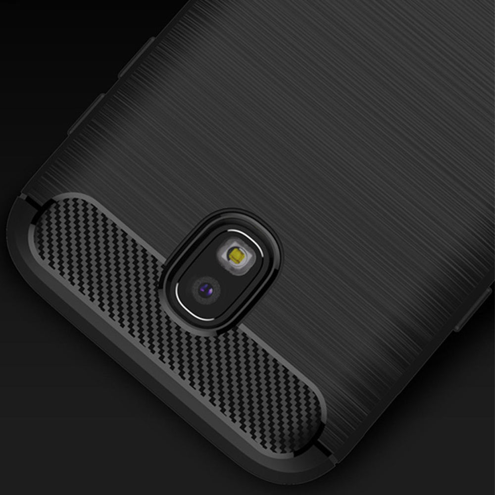 Futrola za Samsung Galaxy J7 (2017) J730, Techsuit, Karbon, Crna